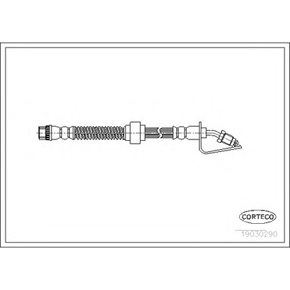 Photo Brake Hose CORTECO 19030290