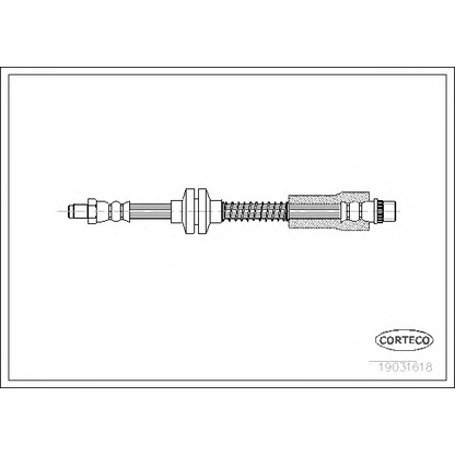 Photo Flexible de frein CORTECO 19031618
