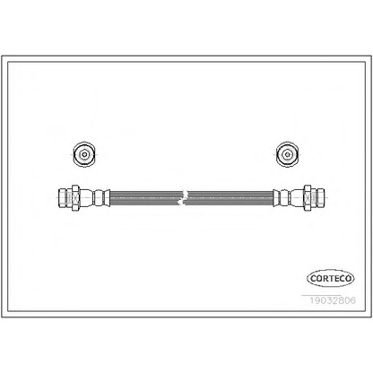 Zdjęcie Przewód hamulcowy elastyczny CORTECO 19032806