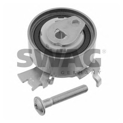 Photo Tensioner Pulley, timing belt SWAG 40030018