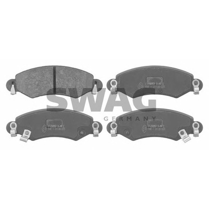 Photo Brake Pad Set, disc brake SWAG 40916387