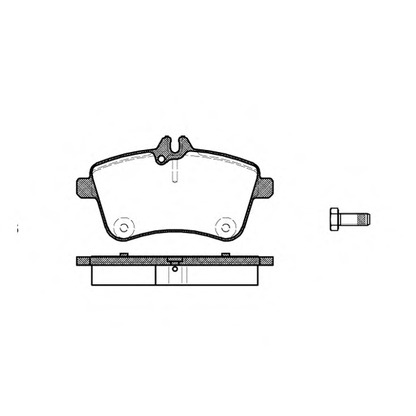 Photo Brake Pad Set, disc brake ROADHOUSE 2113000