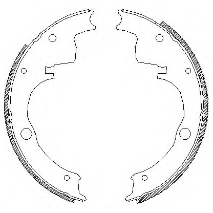 Photo Brake Shoe Set ROADHOUSE 462400