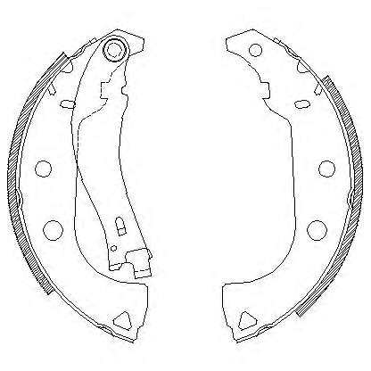 Photo Brake Shoe Set ROADHOUSE 417601