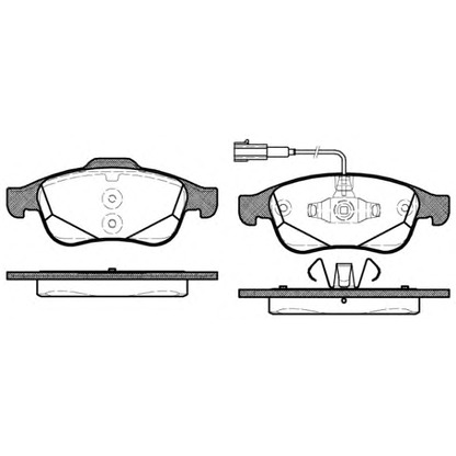 Photo Brake Pad Set, disc brake ROADHOUSE 2124802