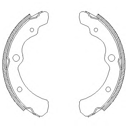 Photo Brake Shoe Set REMSA 416500