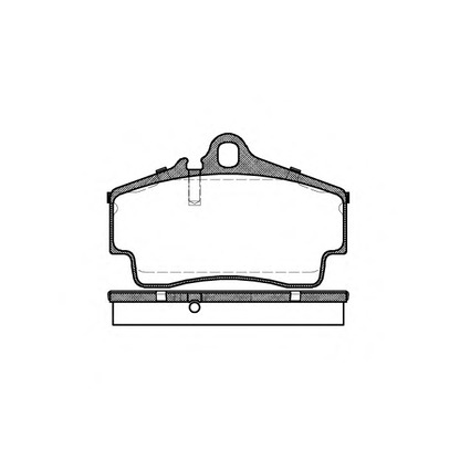 Photo Brake Pad Set, disc brake REMSA 065400