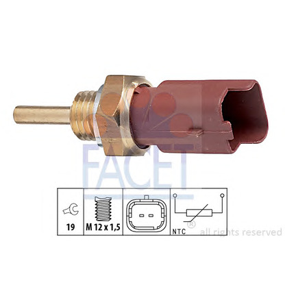 Foto Sensor, temperatura del refrigerante FACET 73326