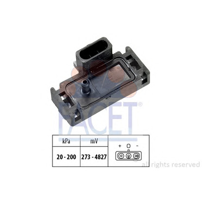 Photo Sensor, intake manifold pressure FACET 103004