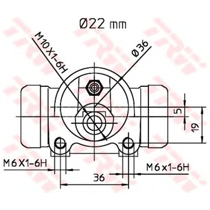 Photo Cylindre de roue TRW BWH169