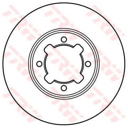 Photo Disque de frein TRW DF2618