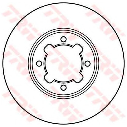 Photo Disque de frein TRW DF2618