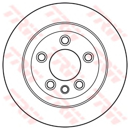 Photo Brake Disc TRW DF4487S