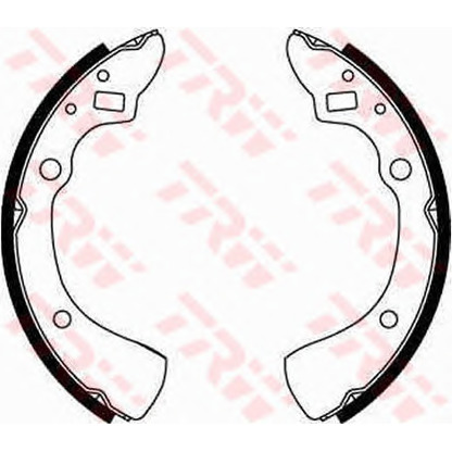 Photo Brake Shoe Set TRW GS8125