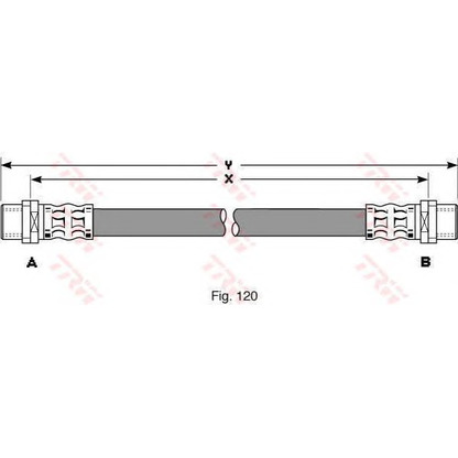 Photo Brake Hose TRW PHA344