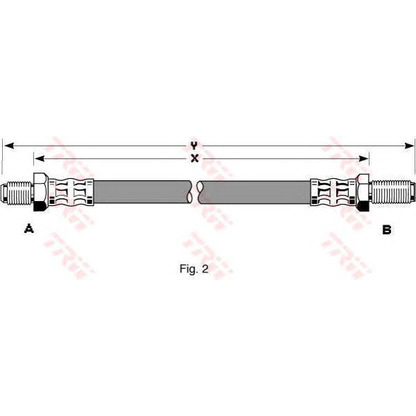 Photo Flexible de frein TRW PHC132