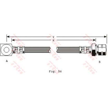 Photo Flexible de frein TRW PHD227