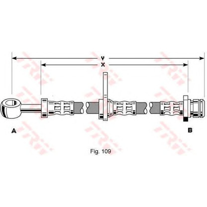 Photo Brake Hose TRW PHD270