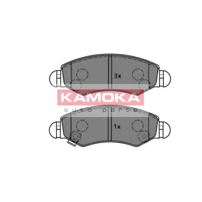 Photo Brake Pad Set, disc brake KAMOKA JQ1012846
