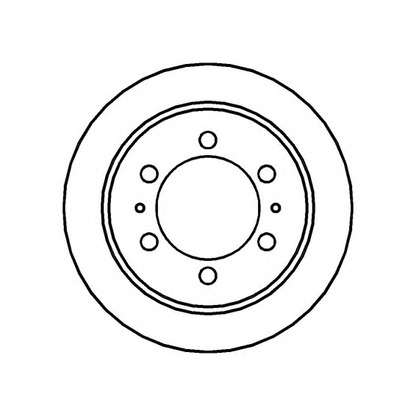 Photo Brake Disc NATIONAL NBD1016