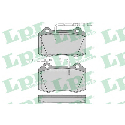 Photo Brake Pad Set, disc brake LPR 05P1141