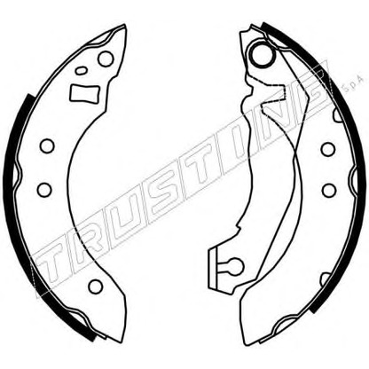 Photo Brake Shoe Set TRUSTING 7005