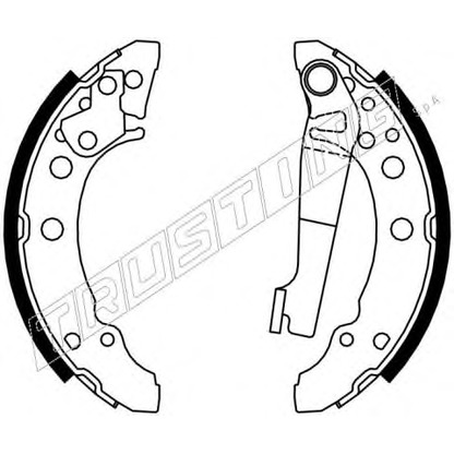 Photo Brake Shoe Set TRUSTING 7120