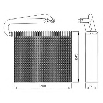 Photo Evaporator, air conditioning NRF 36110