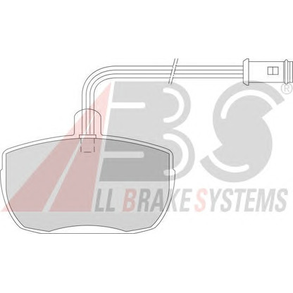Photo Brake Pad Set, disc brake A.B.S. 361241