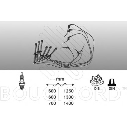 Foto Juego de cables de encendido BOUGICORD 7151