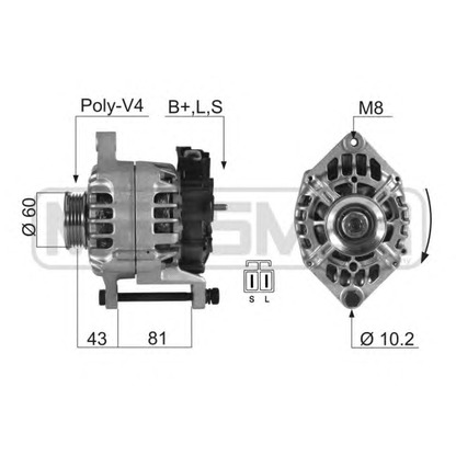 Zdjęcie Alternator ERA 210391