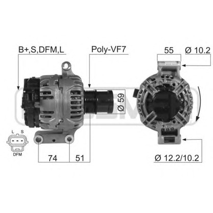 Zdjęcie Alternator ERA 210399