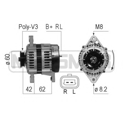 Foto Alternador ERA 210683