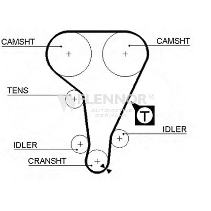 Photo Timing Belt FLENNOR 4259V