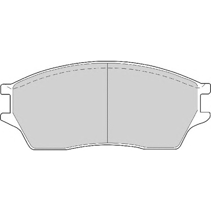 Photo Brake Pad Set, disc brake NECTO FD6351A