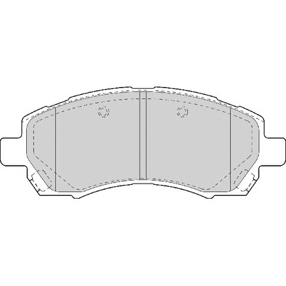 Фото Комплект тормозных колодок, дисковый тормоз NECTO FD7060A
