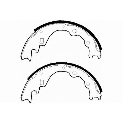 Photo Brake Shoe Set NECTO N1467