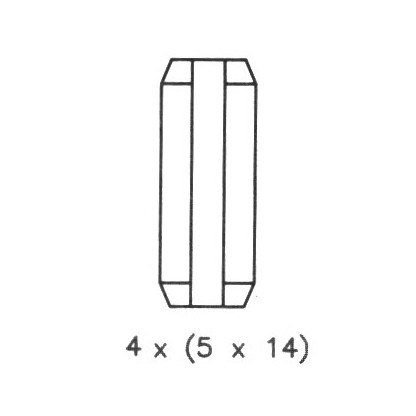 Photo Brake Shoe Set NECTO N1657