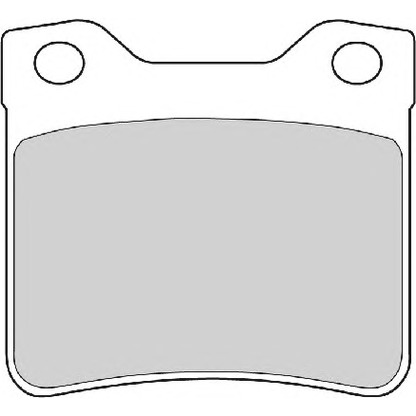 Фото Комплект тормозных колодок, дисковый тормоз NECTO FD6865N