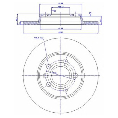 Photo Brake Disc CAR 142758