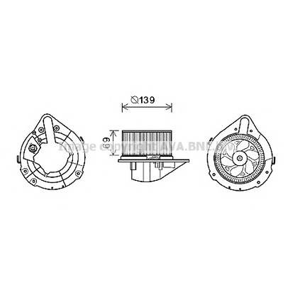 Фото Вентилятор салона AVA QUALITY COOLING AI8372