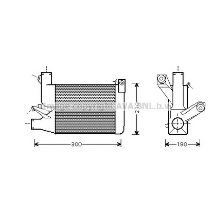 Photo Intercooler, charger AVA QUALITY COOLING BW4260