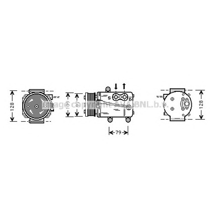 Foto Compresor, aire acondicionado AVA QUALITY COOLING FDK340