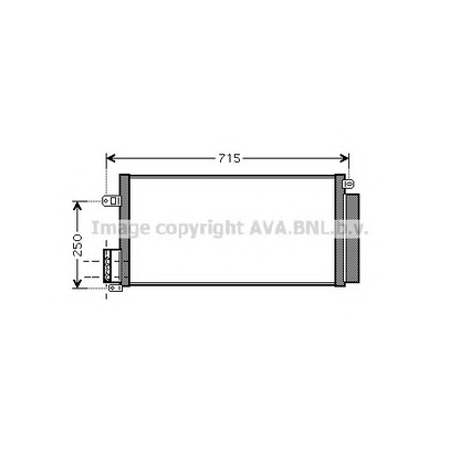 Photo Condenser, air conditioning AVA QUALITY COOLING FTA5310