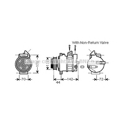 Фото Компрессор, кондиционер AVA QUALITY COOLING MSK573