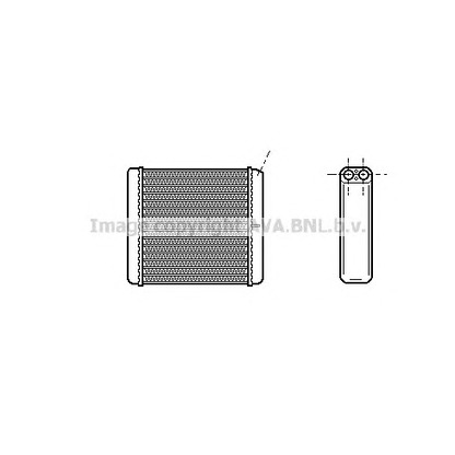 Photo Heat Exchanger, interior heating AVA QUALITY COOLING OL6206