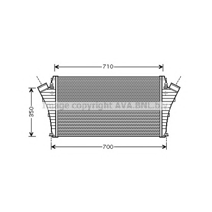 Photo Intercooler, charger AVA QUALITY COOLING OLA4361