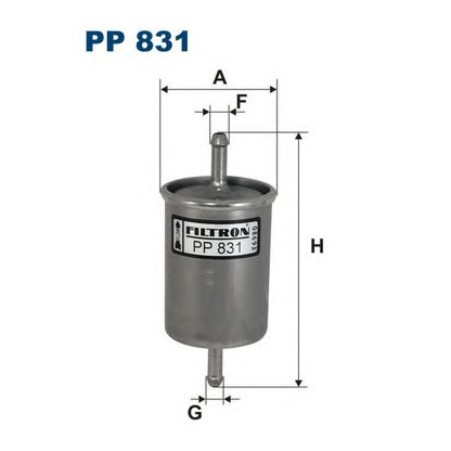Photo Fuel filter FILTRON PP831