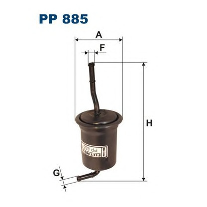 Photo Fuel filter FILTRON PP885