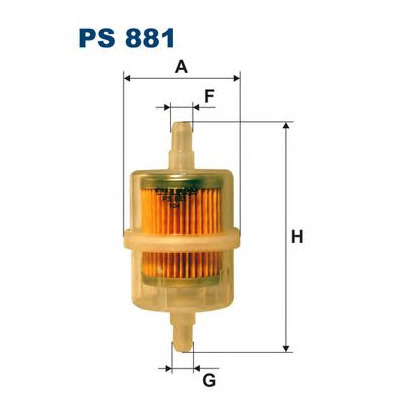 Photo Fuel filter FILTRON PS881